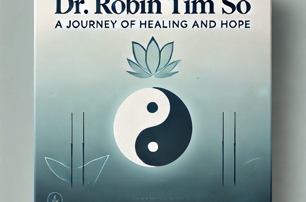 A professional podcast cover image featuring Dr. Robin Tim So, titled ‘A Journey of Healing and Hope.’ The image includes a calm and uplifting background with the podcast title, Dr. Robin’s name, and a tagline about his transformative journey through acupuncture and holistic healing.